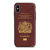 United Kingdom Passport Phone Case iphone Android traveler gift pilot